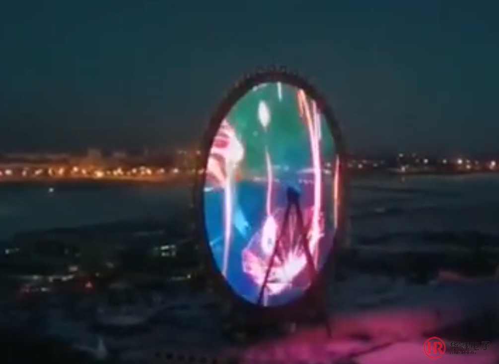 戶外創意led顯示屏黑河之眼